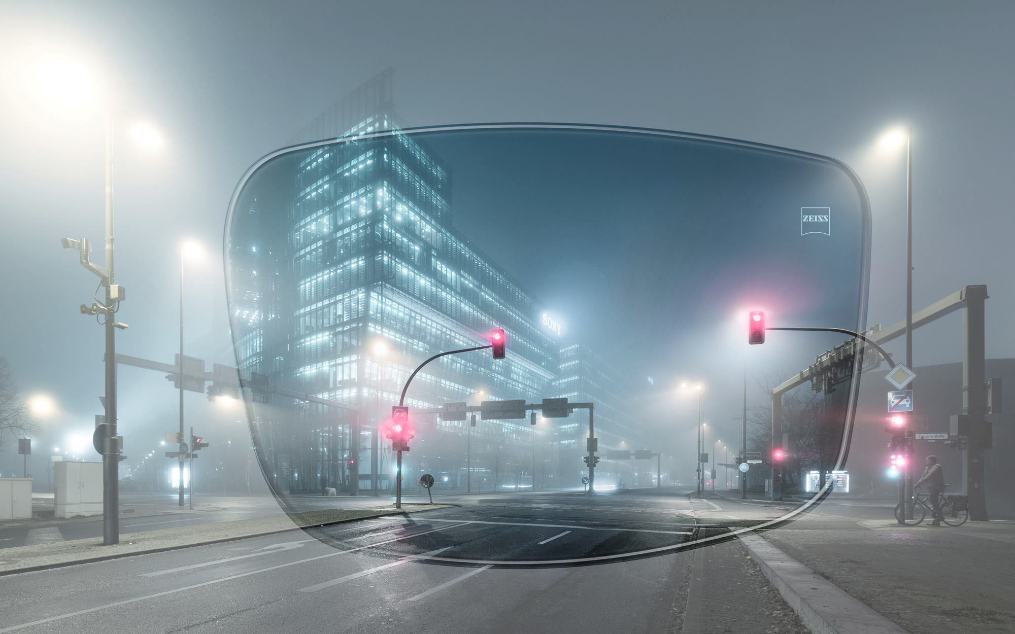 Wirkung eines DriveSafe Brillenglases